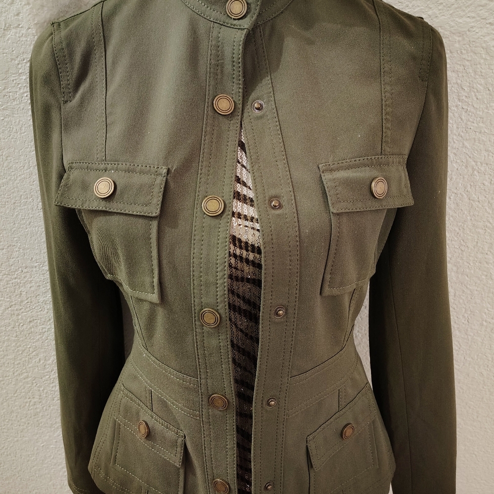 The Limited Stretch military Style Fitting short Jacket, NEW